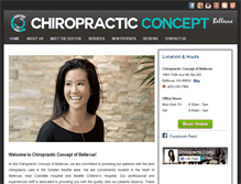 Tablet Screenshot of chiroconcept.com